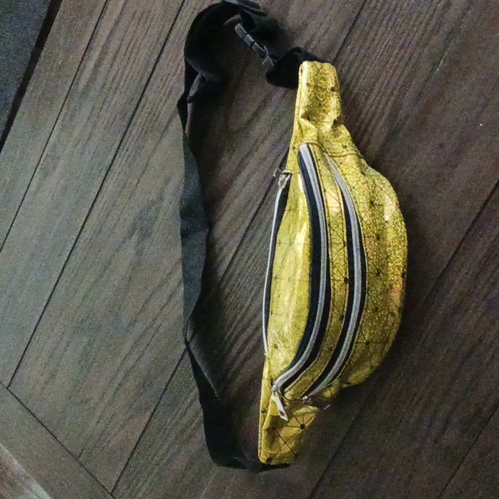 Yellow fanny pack